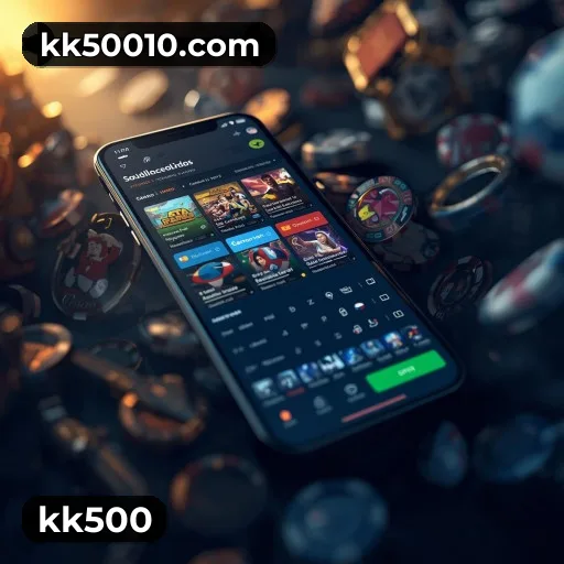 Aplicativo móvel kk500 para iOS e Android